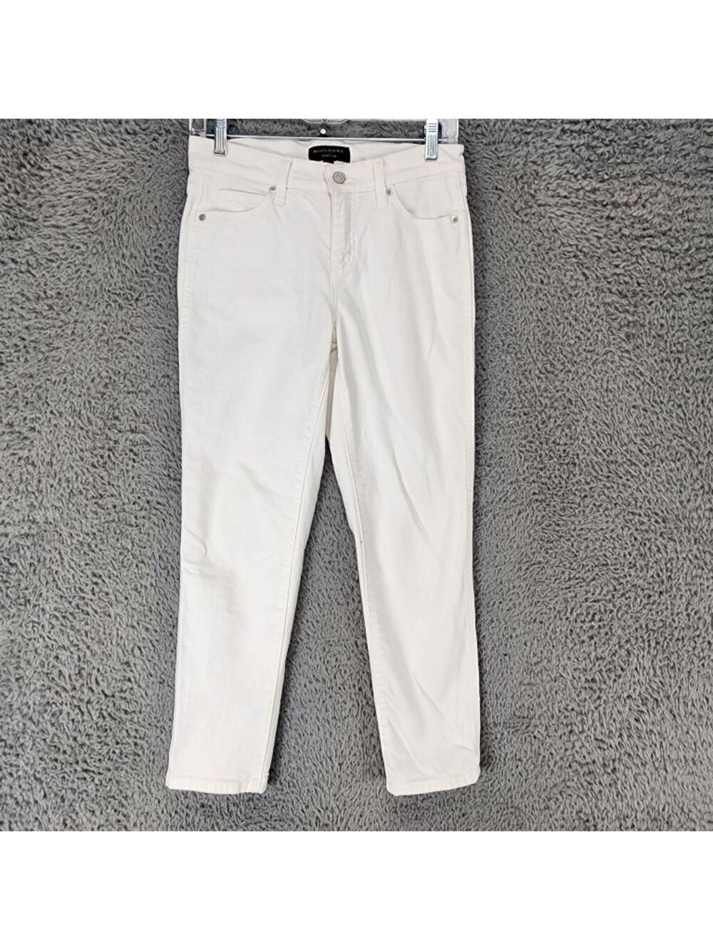 Banana Republic Jeans Womens 24 Petite White Stretch Denim Slouch